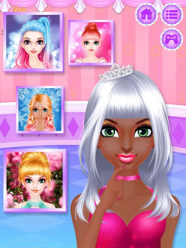Capturas de tela do Magic Princess - Makeup & Dressup Girl Games iPad 