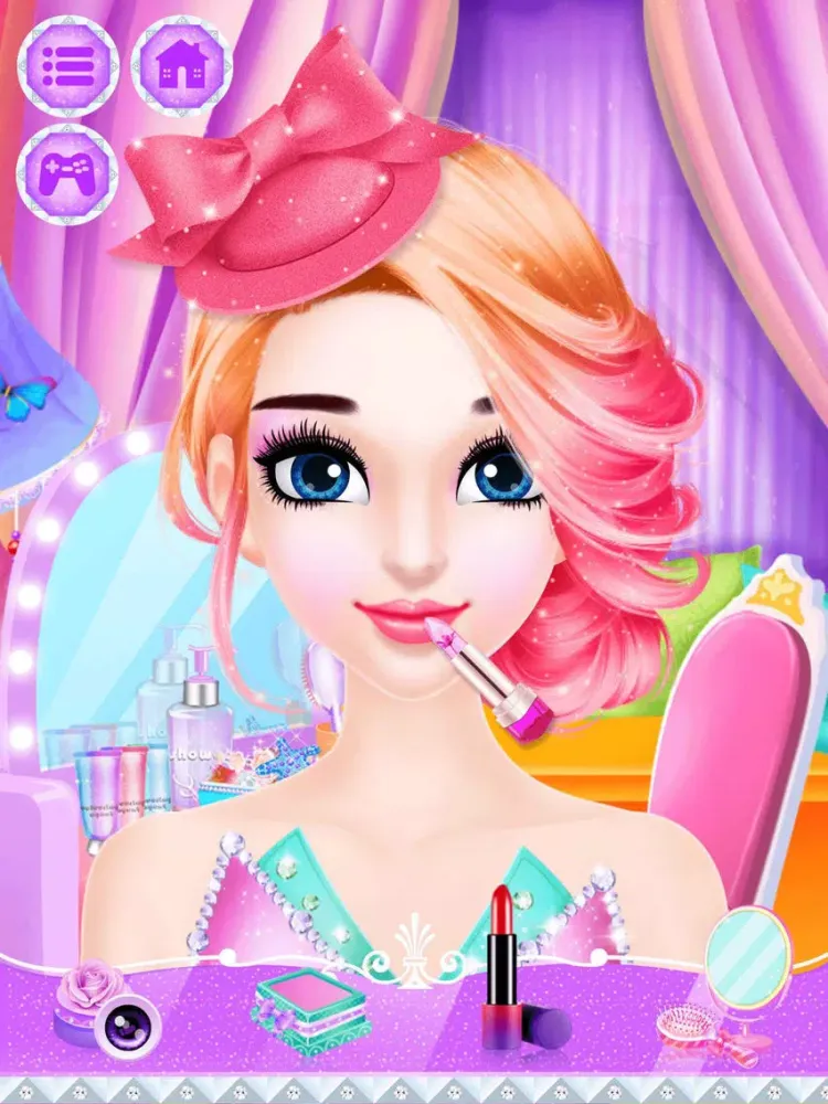 Capturas de tela do Magic Princess - Makeup & Dressup Girl Games iPad 