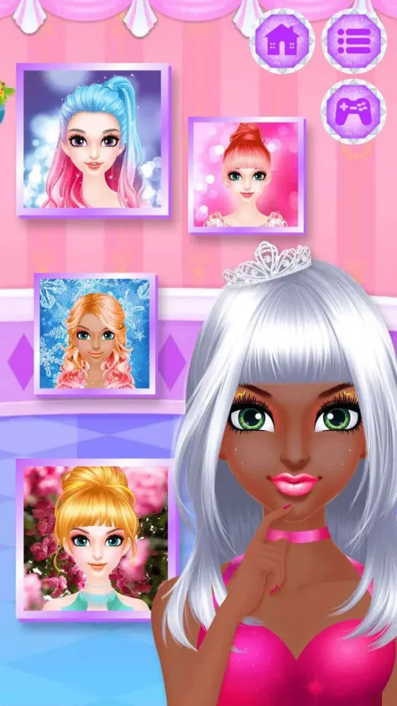 Capturas de tela do Magic Princess - Makeup & Dressup Girl Games