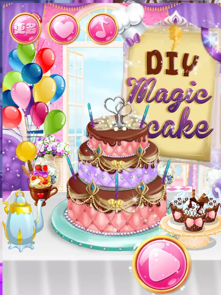 تصاویر Magic Cake - DIY Birthday & Wedding Cakes iPad 