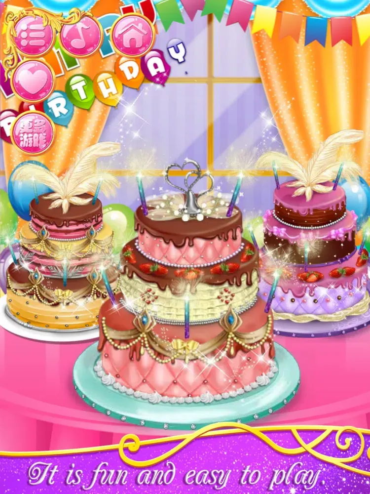 تصاویر Magic Cake - DIY Birthday & Wedding Cakes iPad 