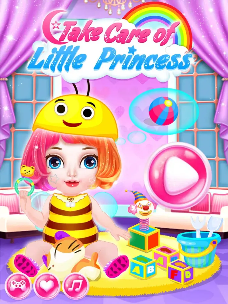Tangkapan skrin Take Care of Little Princess iPad 