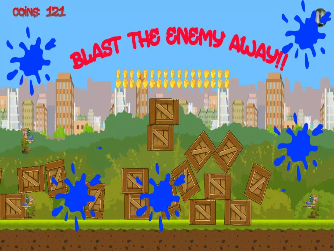 Paintball Splatter Dash iPad  스크린샷
