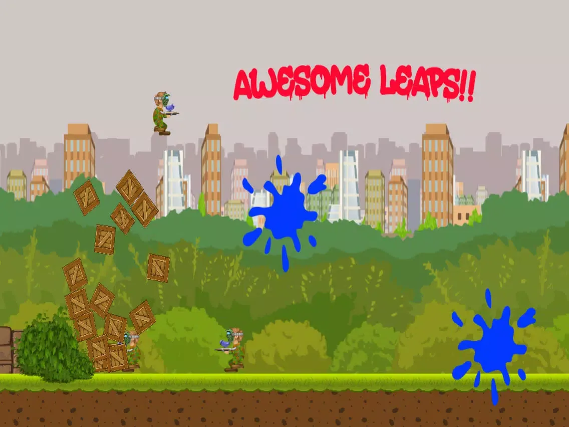 Paintball Splatter Dash iPad  스크린샷