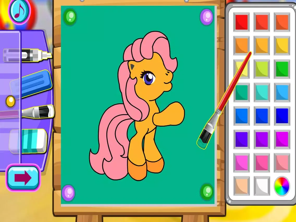 Pets Coloring- For Kids Learning Painting and Animals iPad 應用截圖