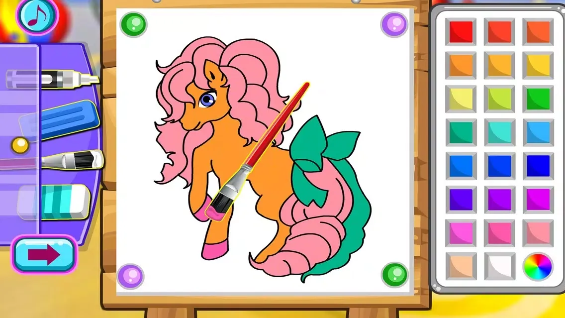 Pets Coloring- For Kids Learning Painting and Animals應用截圖