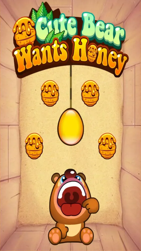 Where's my honey? — Action physics puzzle game应用截图