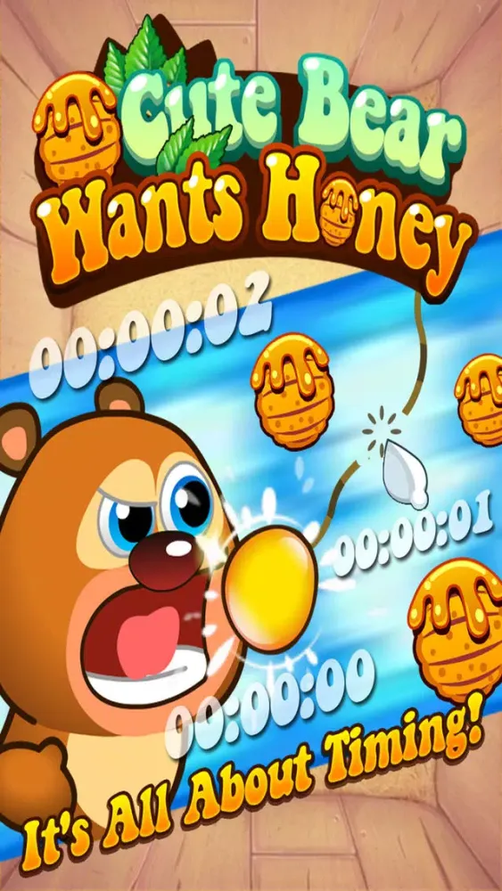 Where's my honey? — Action physics puzzle game应用截图