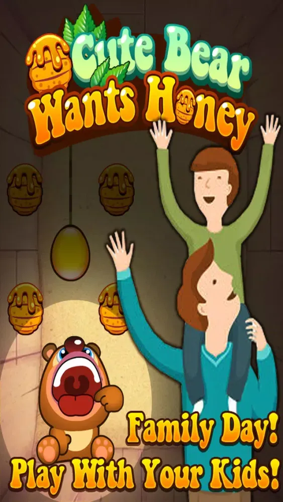 Where's my honey? — Action physics puzzle game应用截图