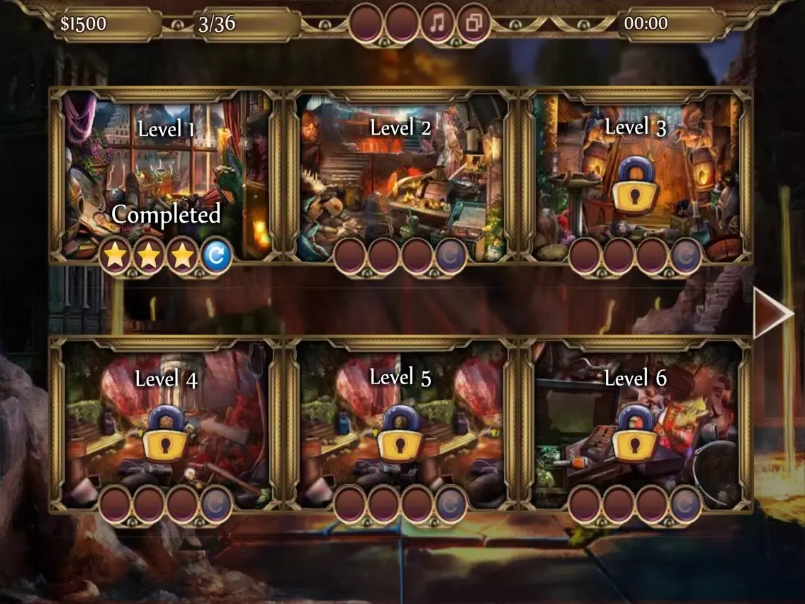 Sacred Elements-Fire-Hidden Object Game iPad  Screenshots