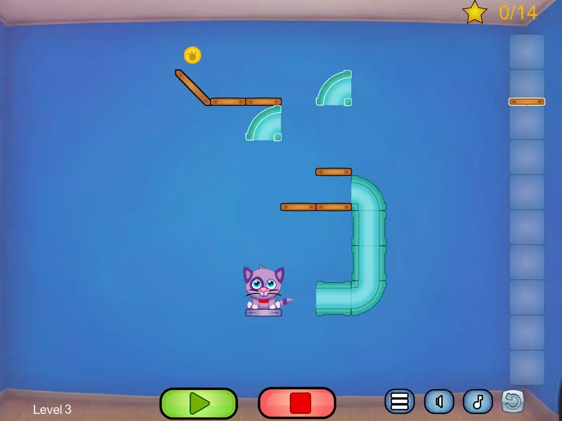 Cat Shmat - Cut the rope like Action Physics Puzzle Game iPad 應用截圖