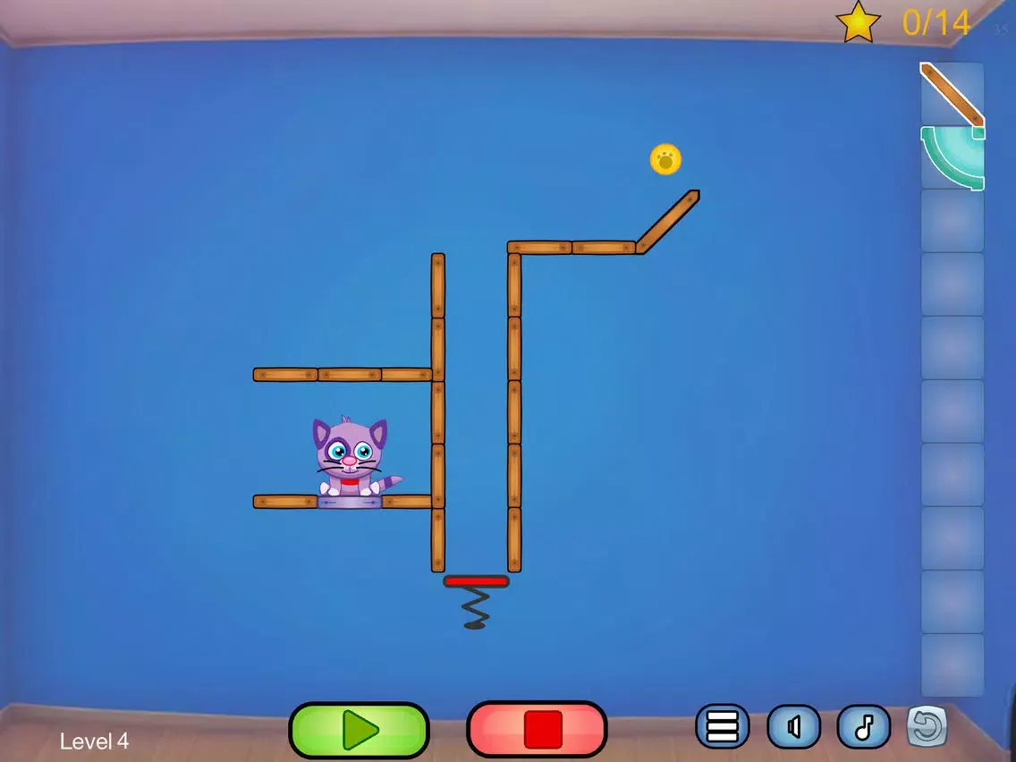 Cat Shmat - Cut the rope like Action Physics Puzzle Game iPad 應用截圖