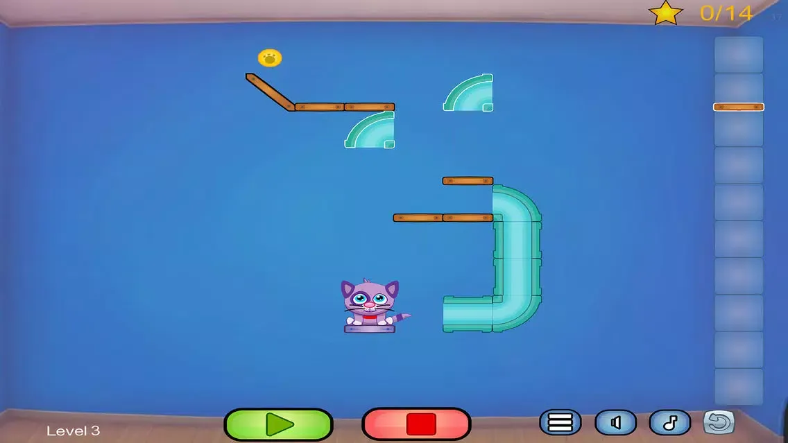 Cat Shmat - Cut the rope like Action Physics Puzzle Game應用截圖