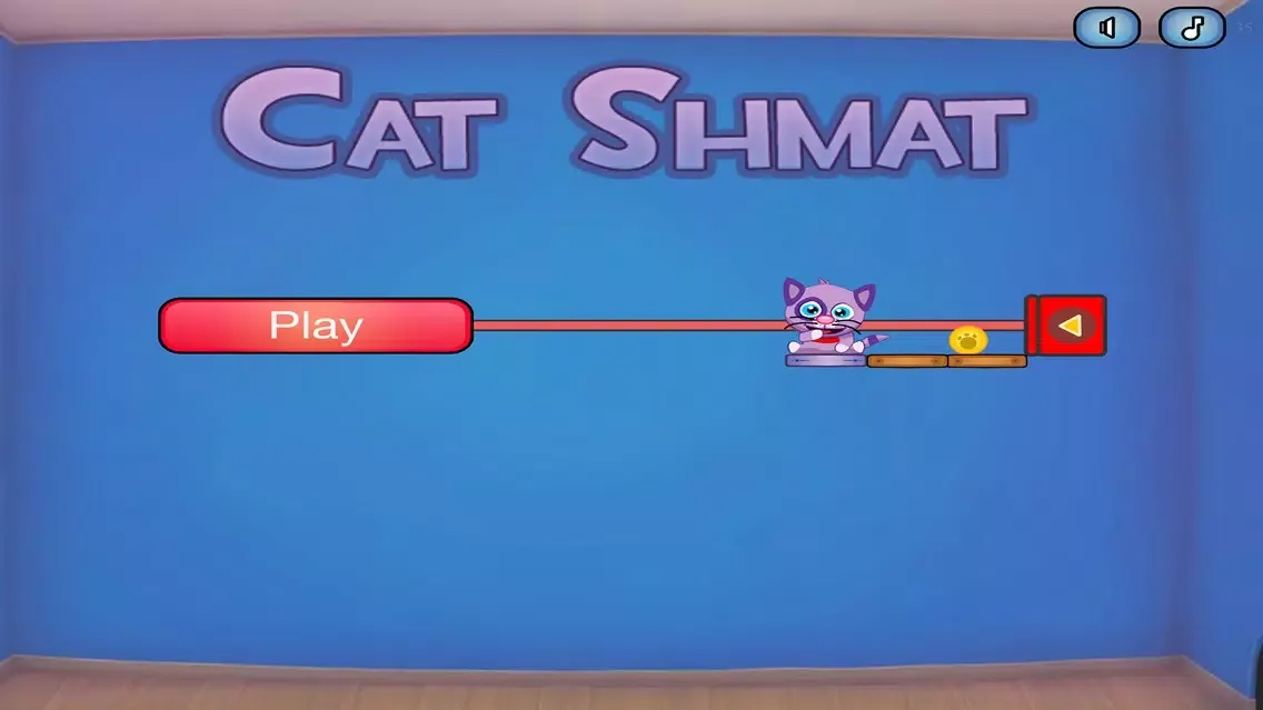 Cat Shmat - Cut the rope like Action Physics Puzzle Game應用截圖