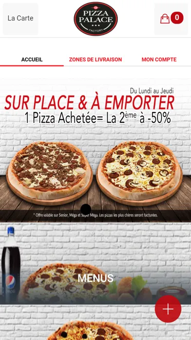 Zrzuty ekranu Pizza Palace Duclair.