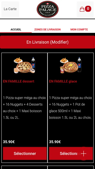Zrzuty ekranu Pizza Palace Duclair.