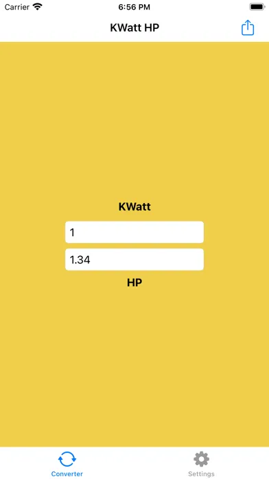 Tangkapan layar KWatt HP