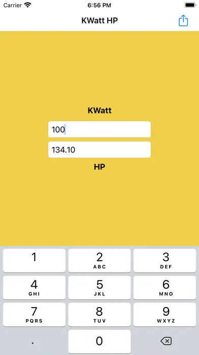 Tangkapan layar KWatt HP