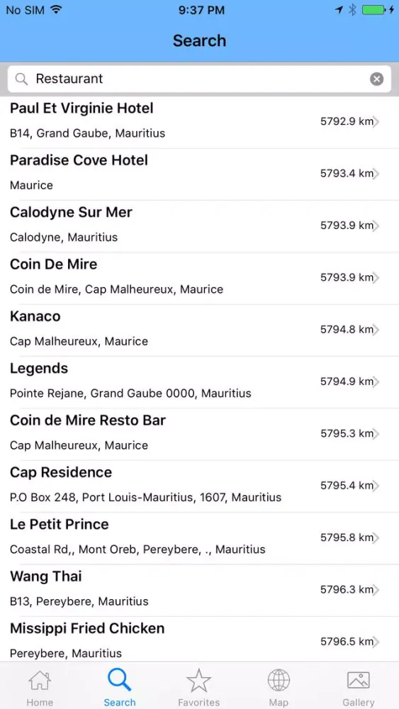 Ảnh chụp màn hình của Mauritius Guide - Offline