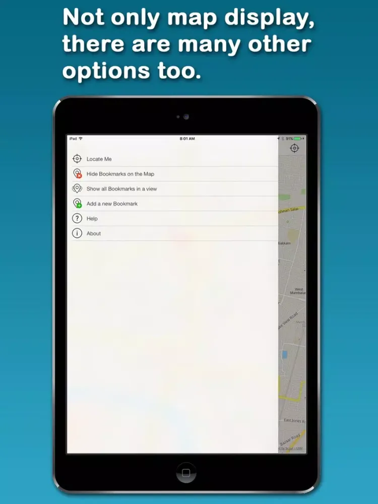 Tangkapan skrin AHI's Offline Athens iPad 