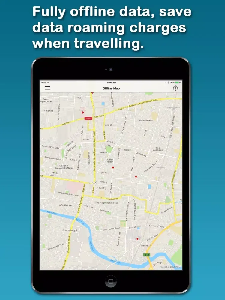 AHI's Offline Hyderabad iPad  Screenshots