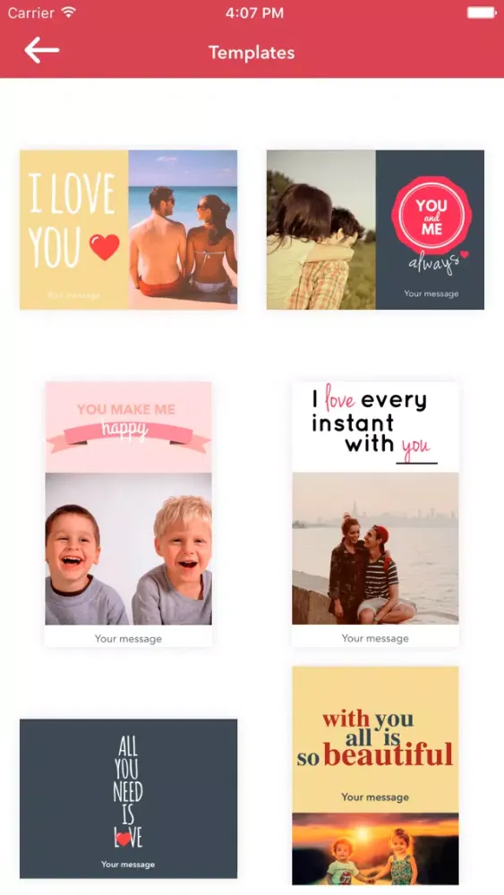 Screenshot di ePostcard - Compose your Postcard