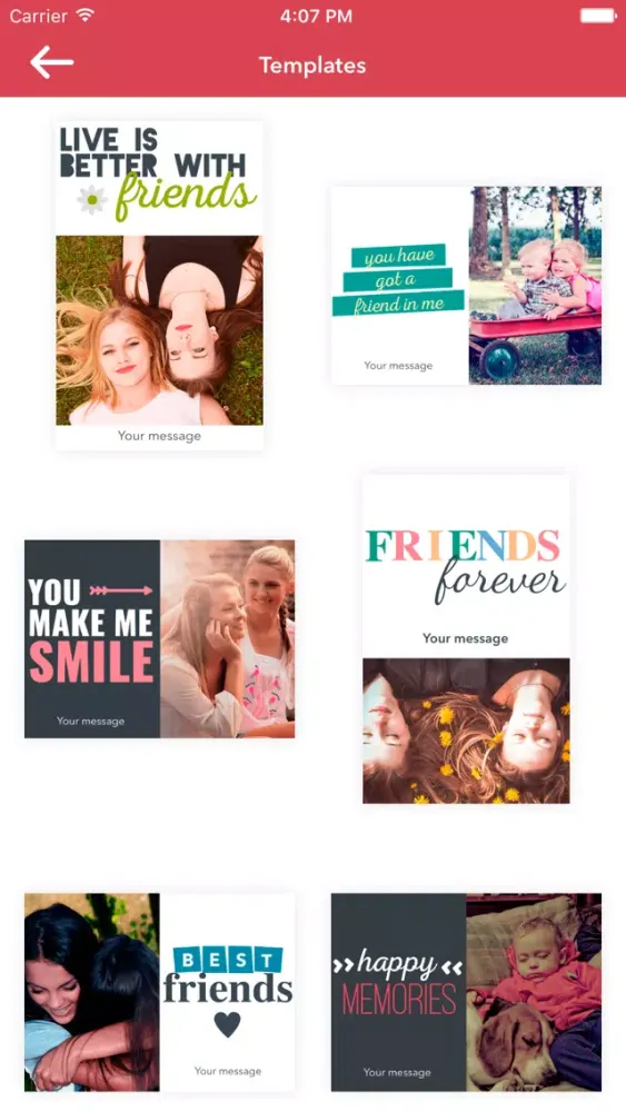 Screenshot di ePostcard - Compose your Postcard