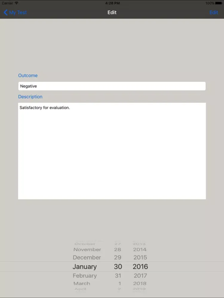 Zrzuty ekranu Pap Test Pro iPad 