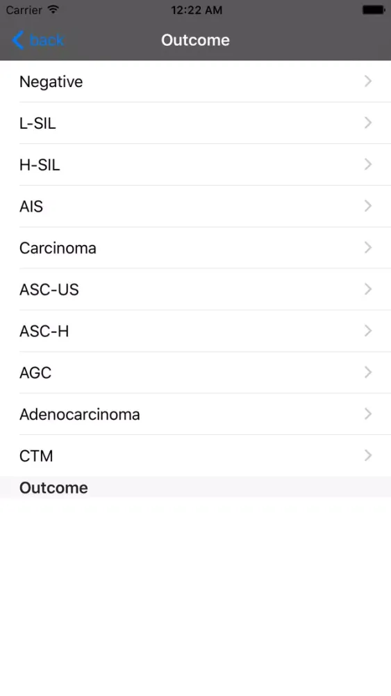Zrzuty ekranu Pap Test Pro