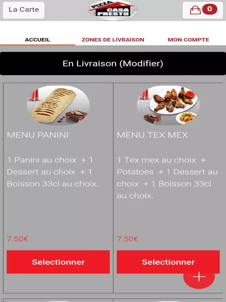 Pizza Casa Presto Vitry iPad  Ekran Görüntüleri