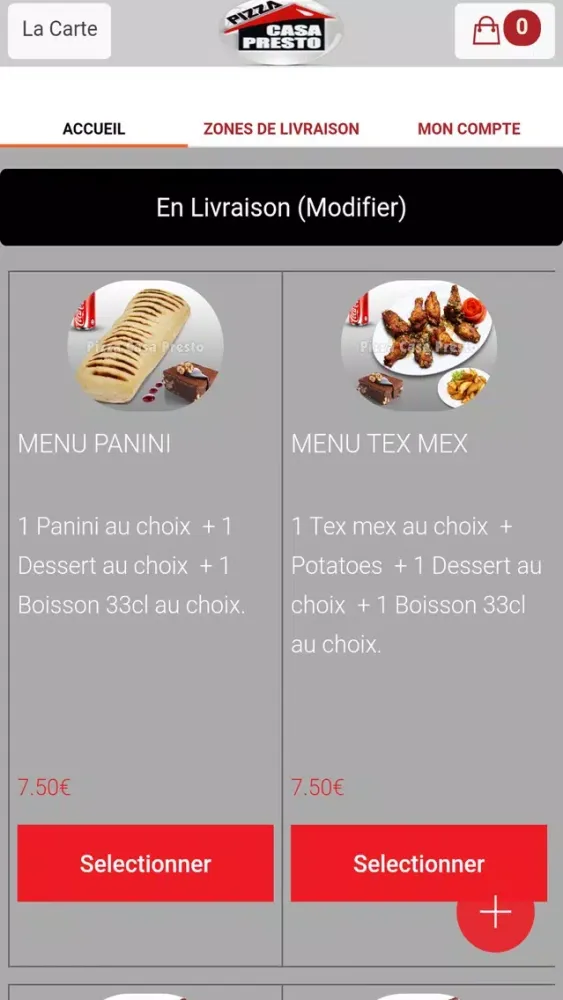 Pizza Casa Presto Vitry Ekran Görüntüleri