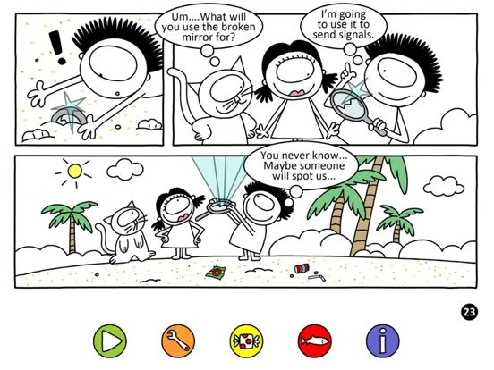 Léon bande dessinée iPad  Screenshots