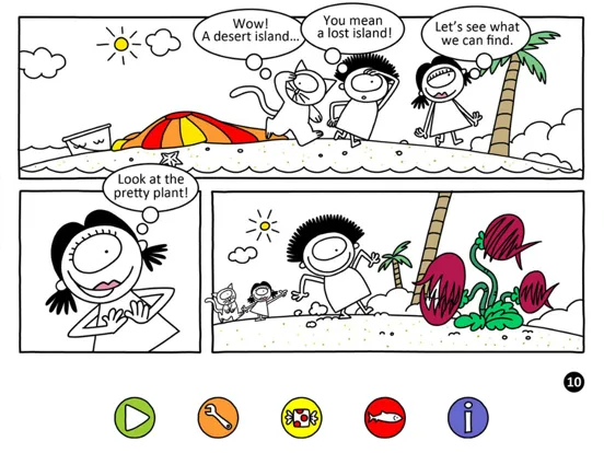 Léon bande dessinée iPad  Screenshots