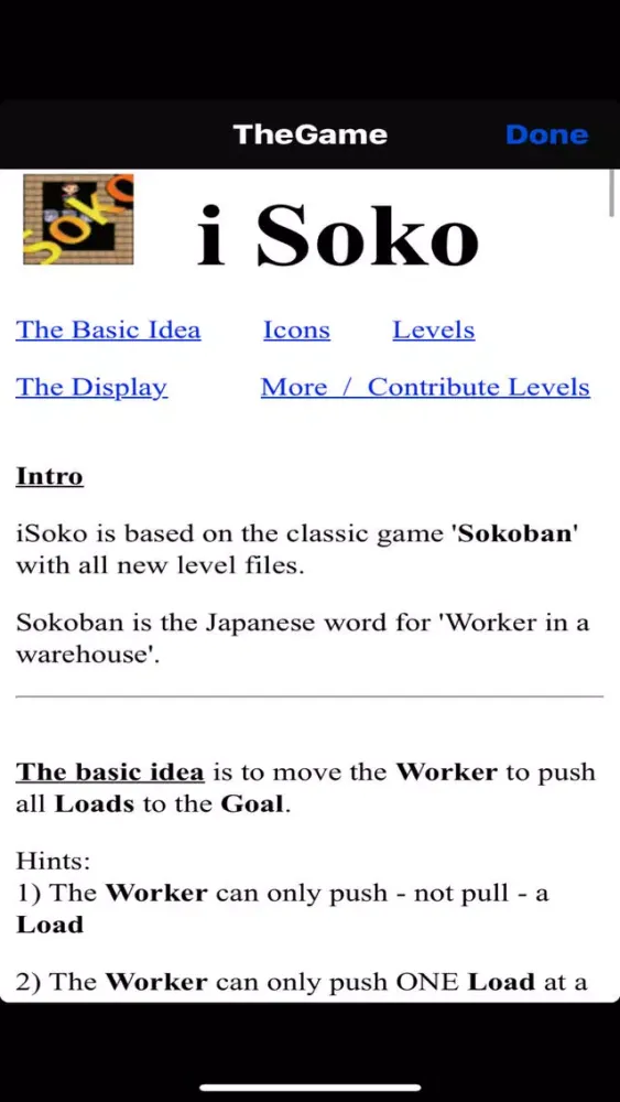 Скриншоты iSoko Sokoban