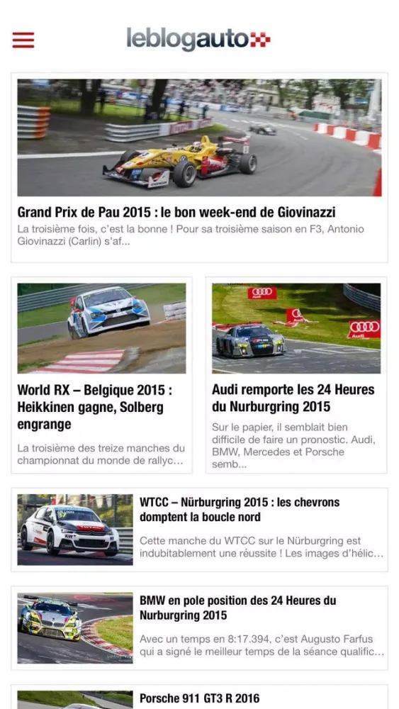 ภาพหน้าจอของ leblogauto