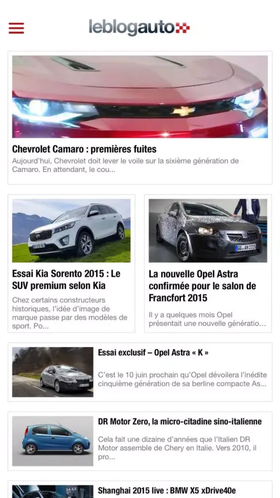 ภาพหน้าจอของ leblogauto