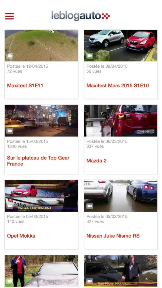 ภาพหน้าจอของ leblogauto