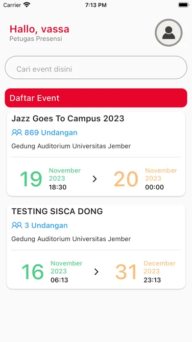 Screenshot di SISCA