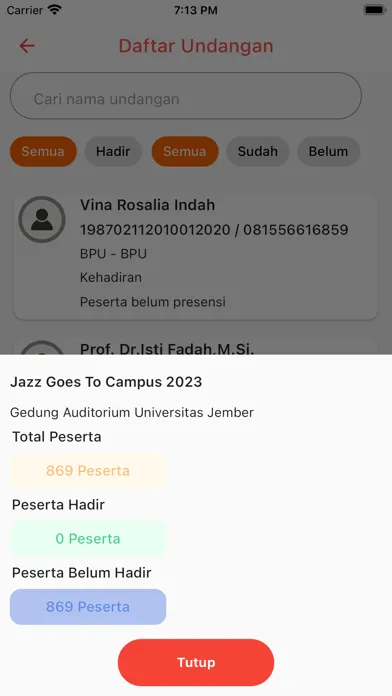 Screenshot di SISCA