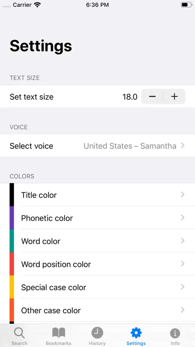 Zrzuty ekranu Advanced English Persian Dict