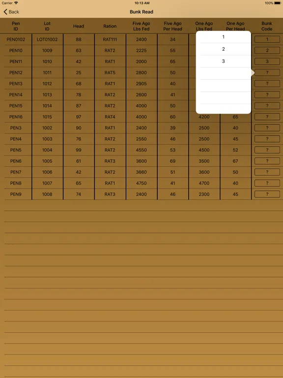 iProFeed Cattle Feed On-The-Go iPad  Ekran Görüntüleri