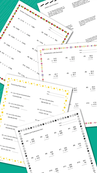 Math Worksheet Maker 스크린샷