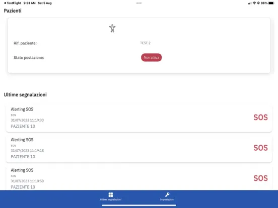 Скриншоты AICare iPad 