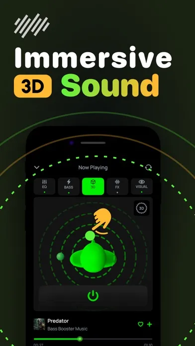 Screenshot di Bass Booster & EQ Amplifier