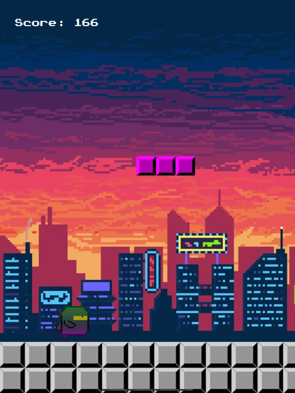 ภาพหน้าจอของ MIDI Run: A Retro Pixel Game iPad 