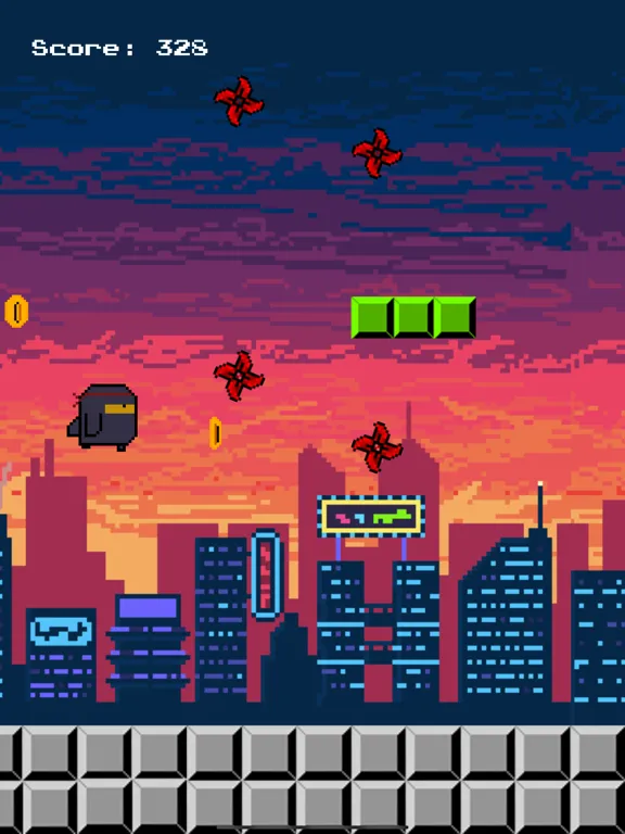 ภาพหน้าจอของ MIDI Run: A Retro Pixel Game iPad 