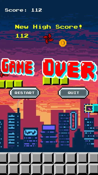 ภาพหน้าจอของ MIDI Run: A Retro Pixel Game