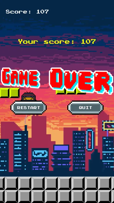 ภาพหน้าจอของ MIDI Run: A Retro Pixel Game