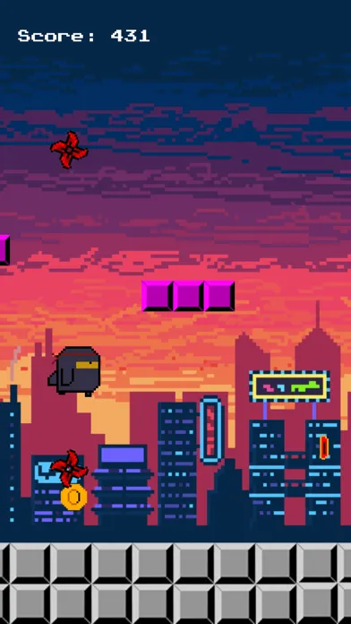 ภาพหน้าจอของ MIDI Run: A Retro Pixel Game