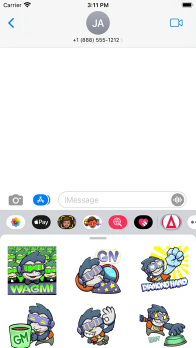 صور AMAKUNI SARU Stickers